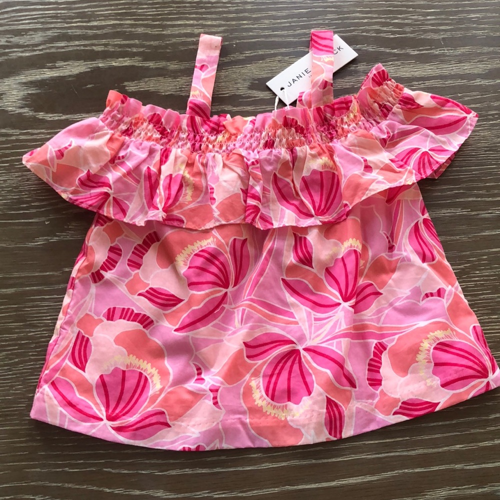 New Janie and Jack off the shoulder top